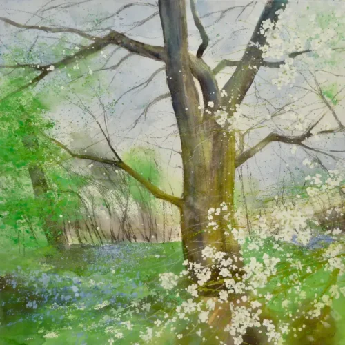 Signs of Spring original painting by Kate Wade
