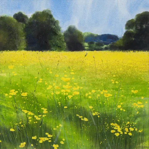 Buttercups painting